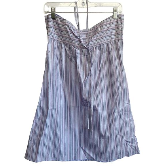 LOFT Multicolor Striped Halter Mini Dress w/ Pockets! NWT -‎ 6 - Picture 9 of 10